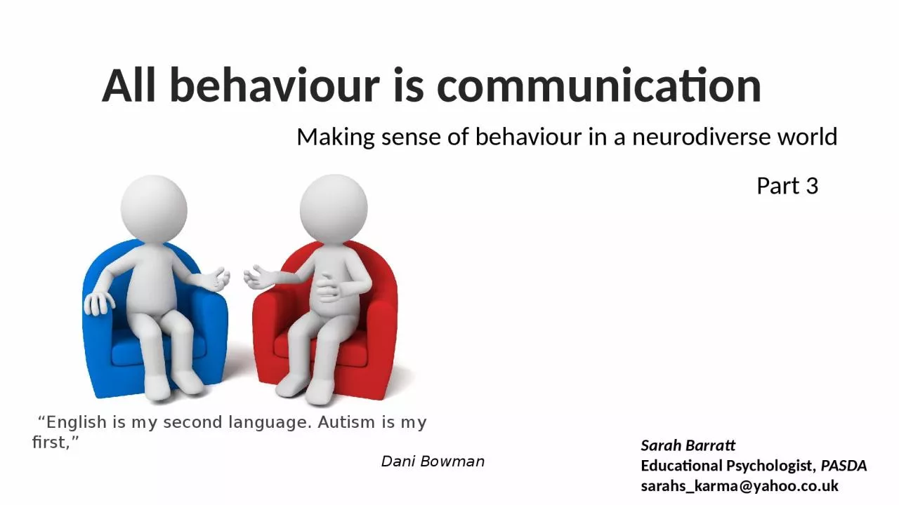 All  behaviour is communication