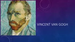 Vincent Van Gogh  Born March 30