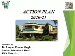 ACTION PLAN 2020-21 Presented by