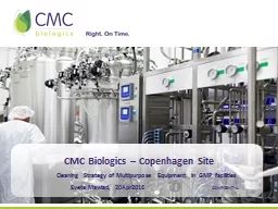 CMC Biologics – Copenhagen Site