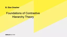 B. Elan Dresher Foundations of Contrastive