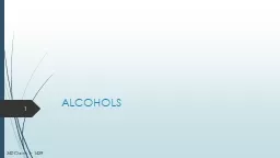 ALCOHOLS  1 340  Chem  1