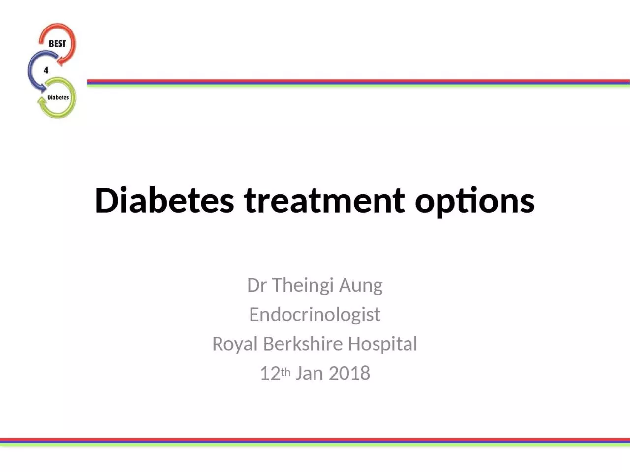 Diabetes treatment options