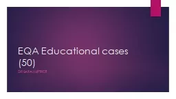 EQA Educational cases (50)