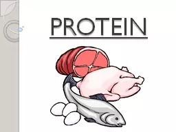PROTEIN Classification of Nutrients