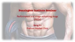 Pennington Institute Seminar