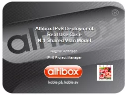 Altibox  IPv6  Deployment