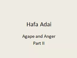 Hafa   Adai   Agape and Anger