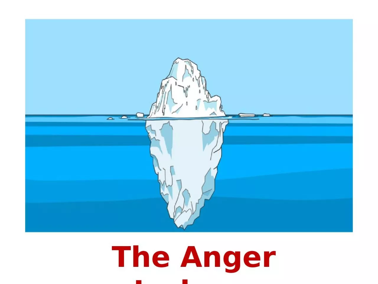The Anger Iceberg What is an iceberg?