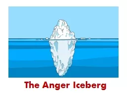The Anger Iceberg What is an iceberg?