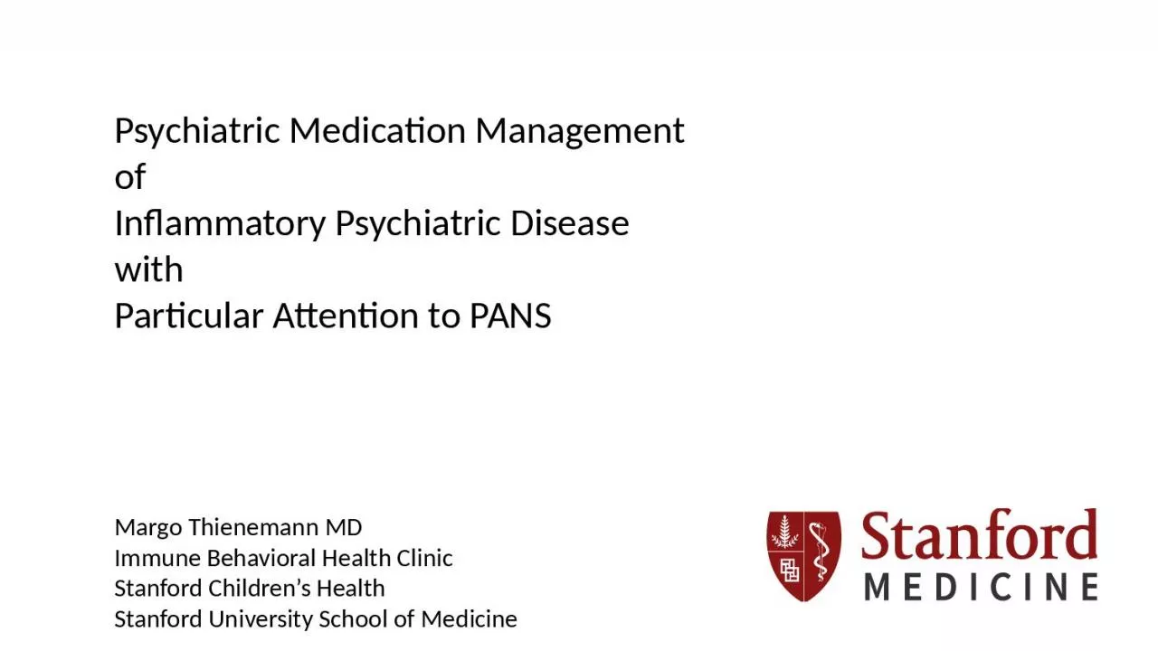 Psychiatric Medication Management
