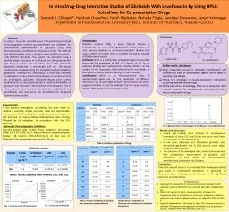 In vitro Drug-Drug Interaction Studies of Gliclazide With Levofloxacin By Using HPLC: Guidelines fo