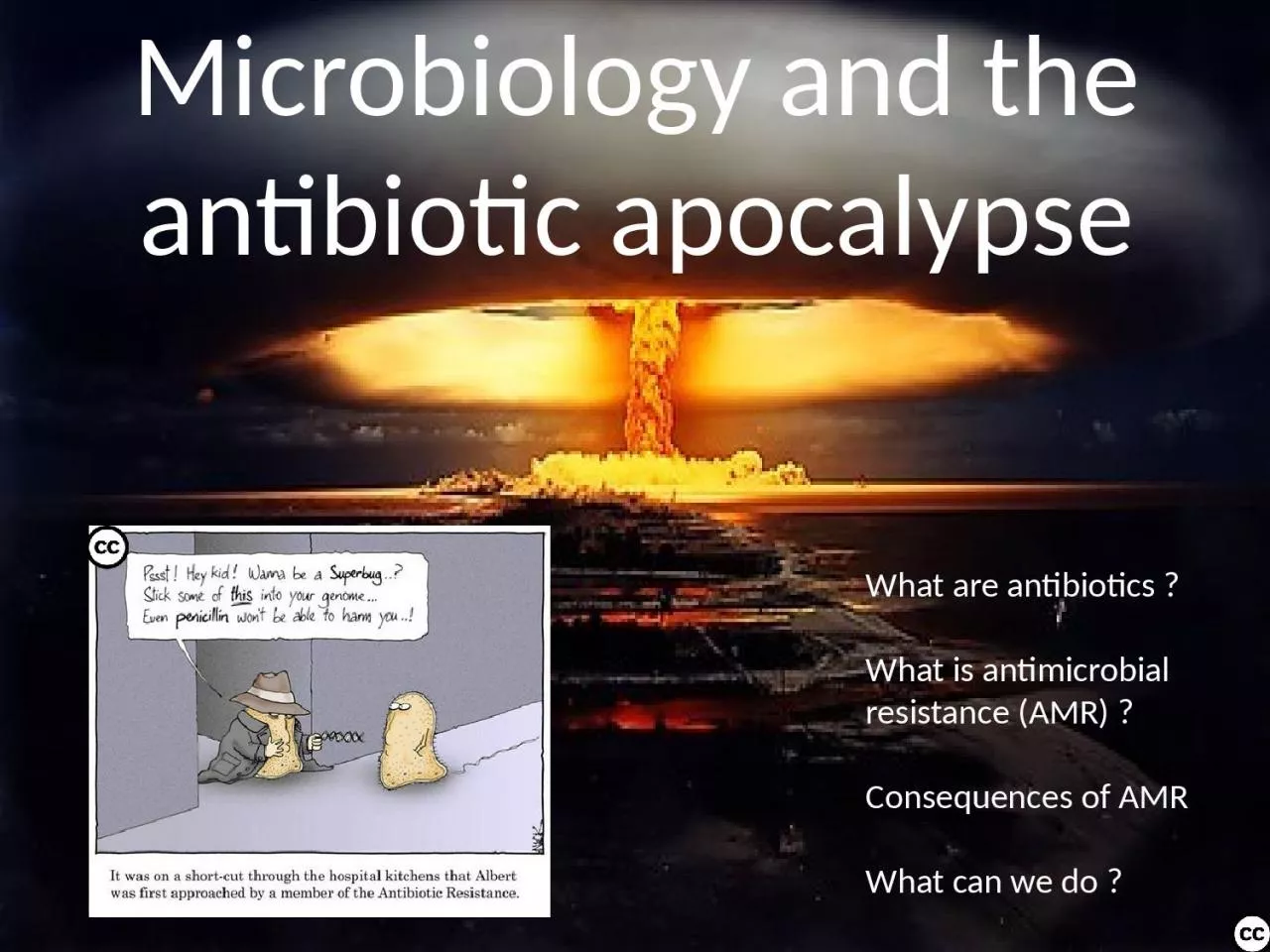 What are antibiotics ? What is antimicrobial resistance (AMR) ?