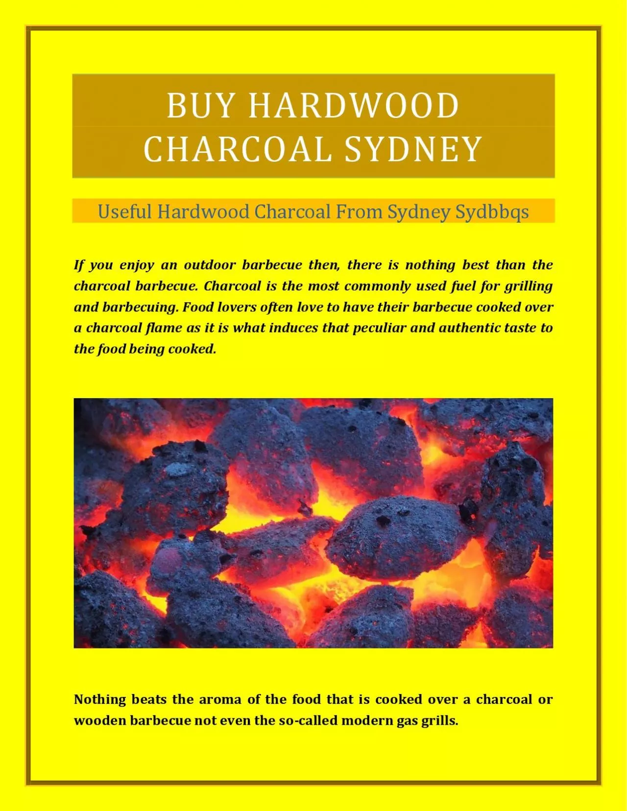 PDF-Useful Hardwood Charcoal From Sydney - Sydbbqs