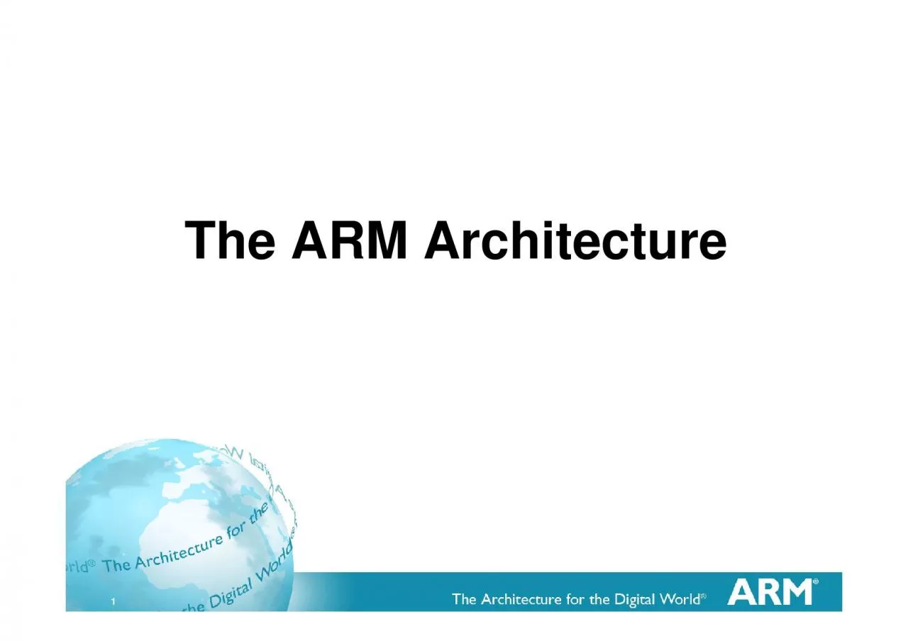 PDF-TheARMArchitecture