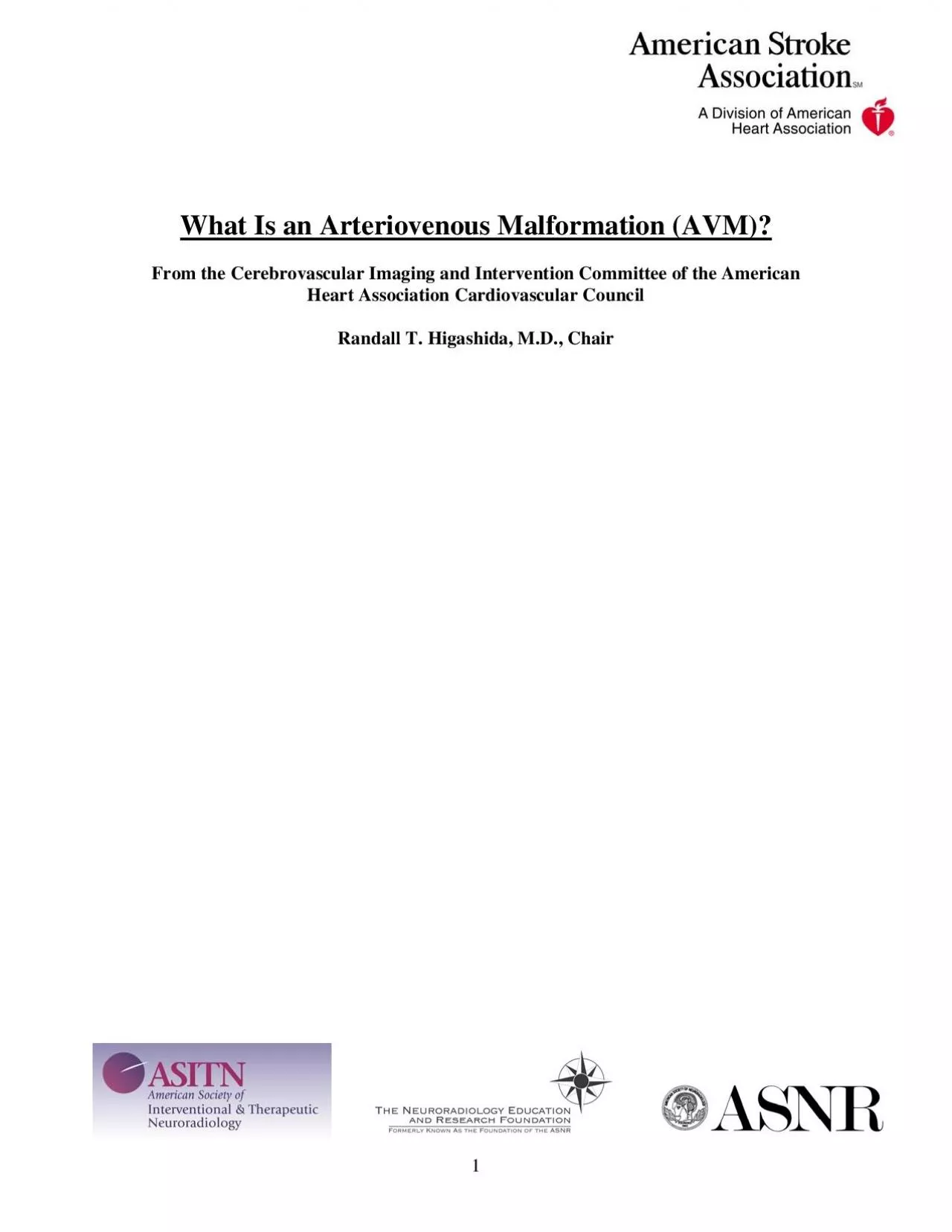 What Is an Arteriovenous Malformation AVM