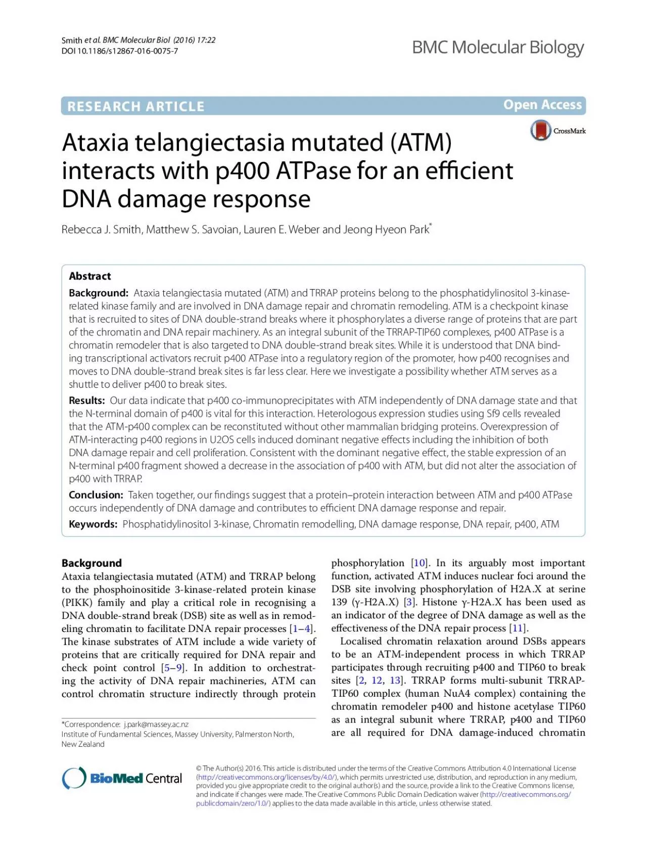 PDF-Page 2 of 10et al BMC Molecular Biol 2016 1722