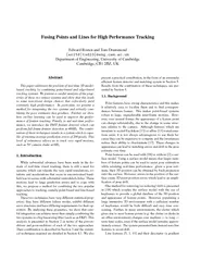 Fusing Points and Lines for High Performance Tracking