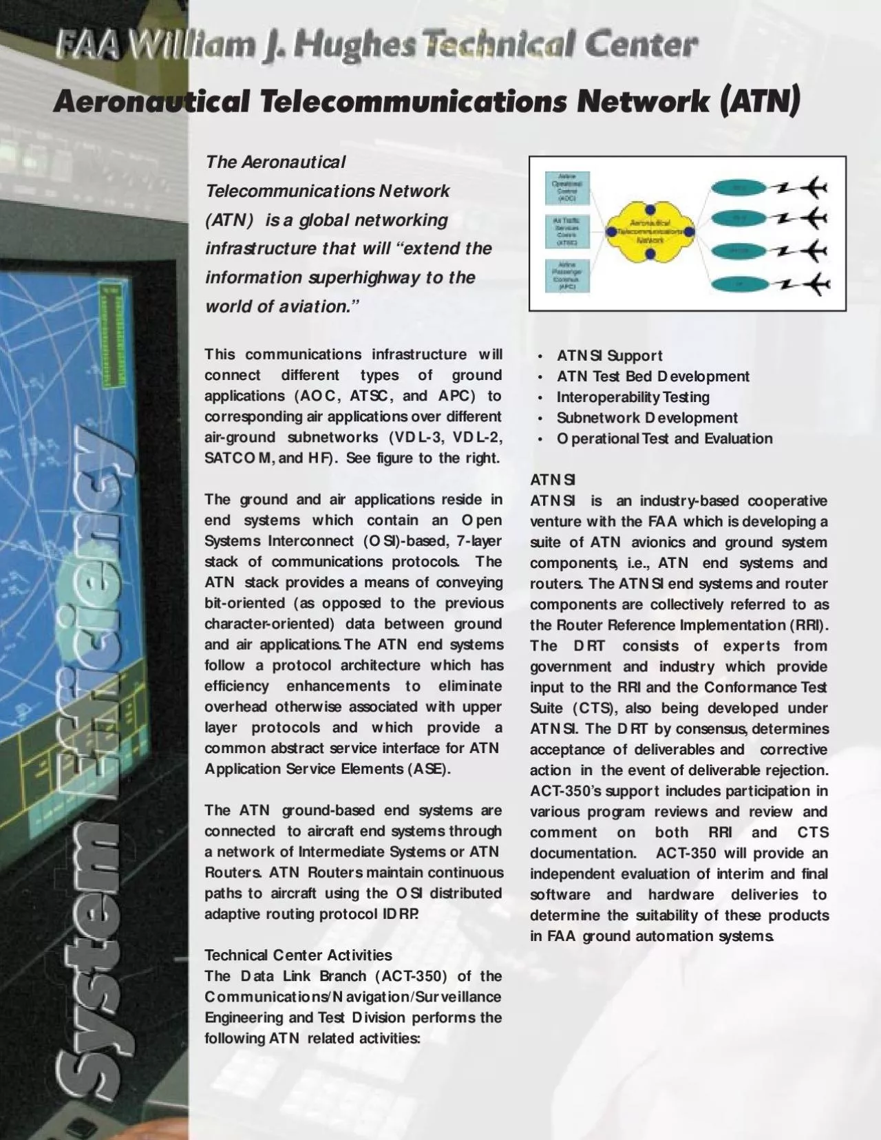 PDF-Aeronautical Telecommunications Network ATNThis communications infra