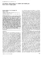 TheEMBOJournalvol.6no.13pp.3901-3907,1987GUSfusions:,B-glucuronidaseas