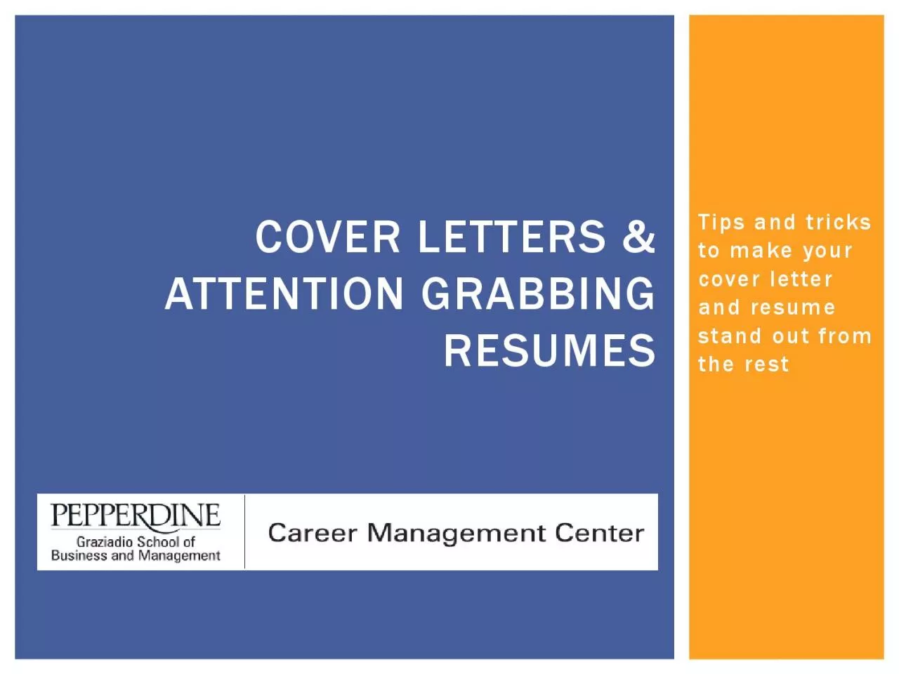 Tips and tricks to make your cover letter and resume stand out from th