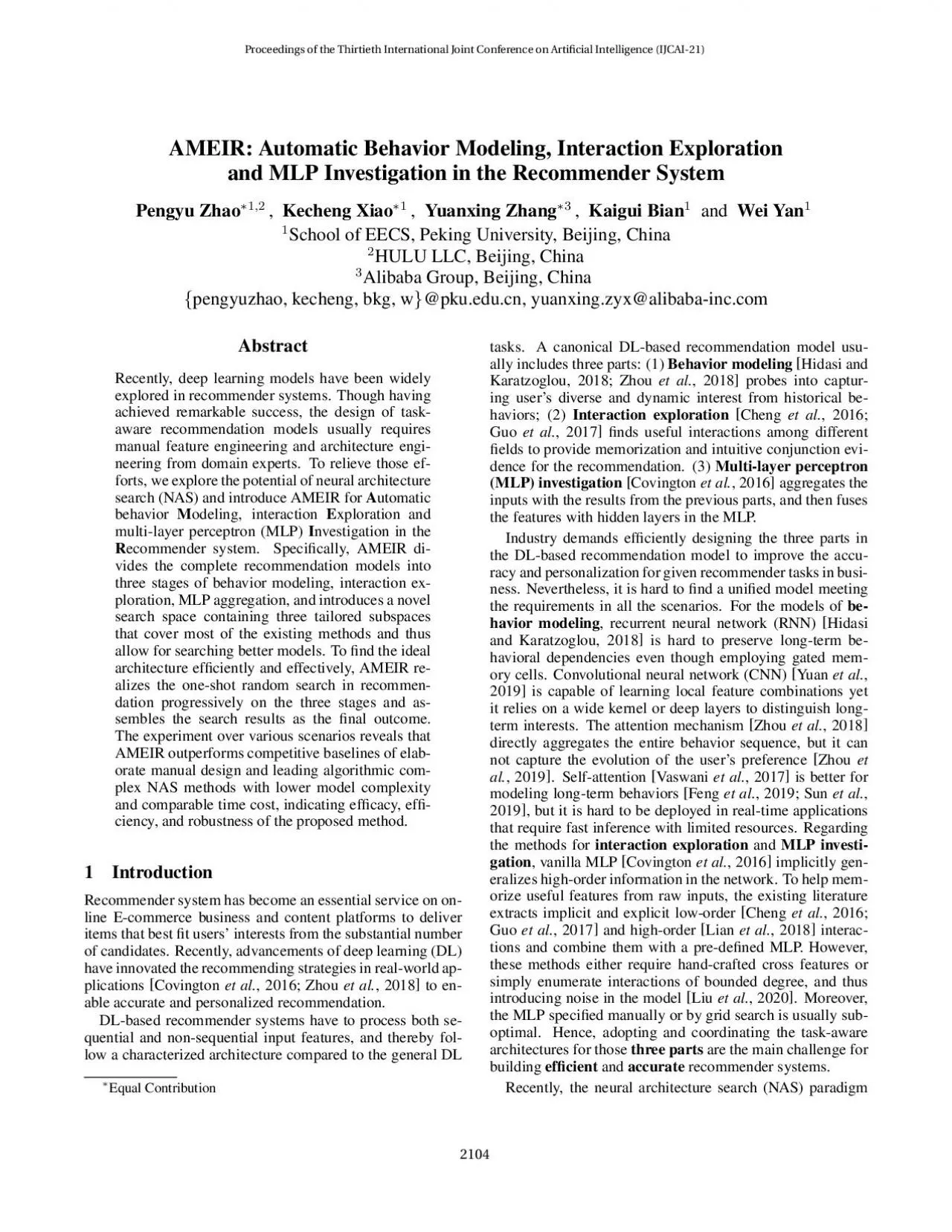 PDF-AMEIRAutomaticBehaviorModelingInteractionExplorationandMLPInvestigat