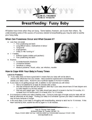 Breastfeeding: Fussy Baby