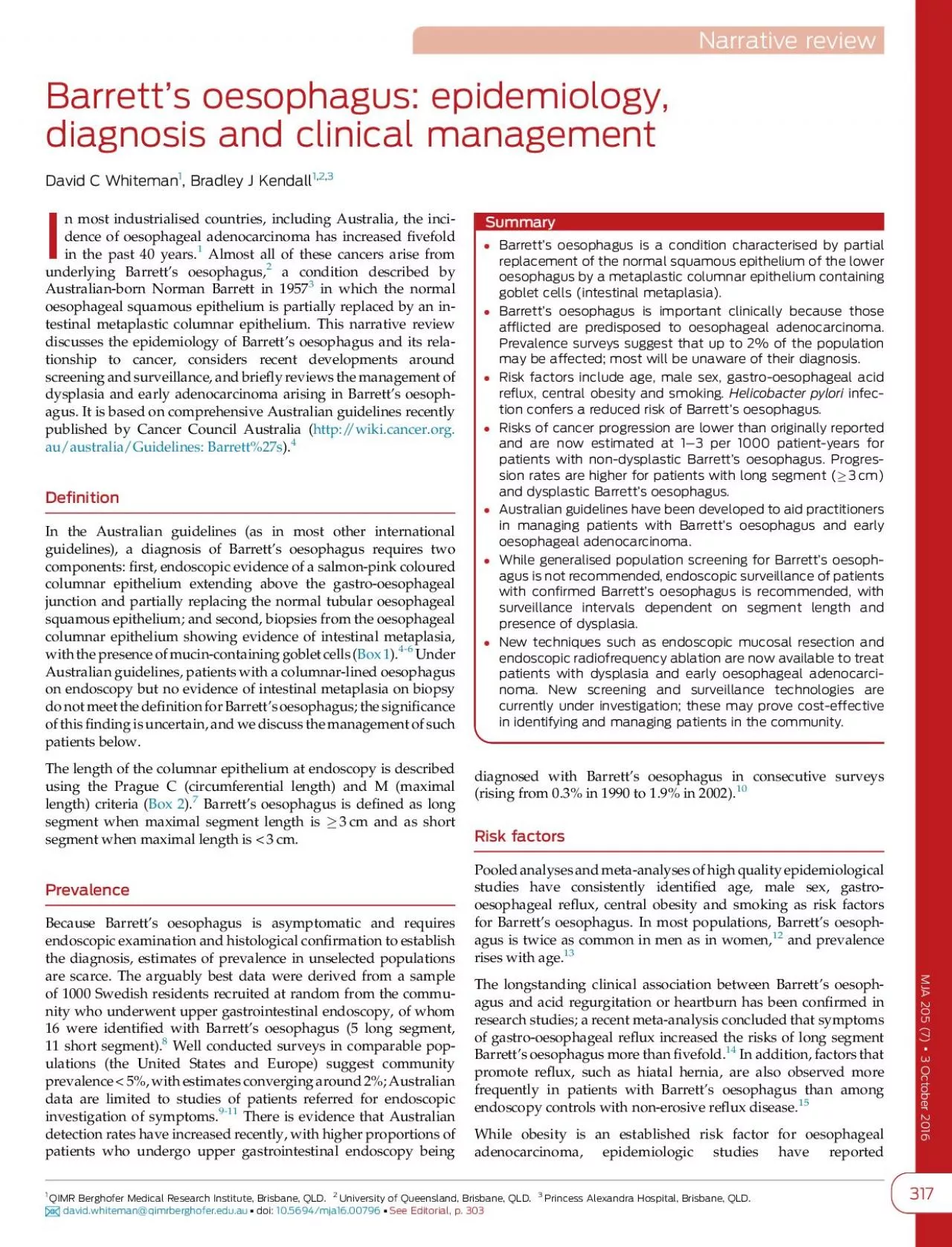 PDF-soesophagusepidemiologydiagnosisandclinicalmanagementDavidCWhiteman