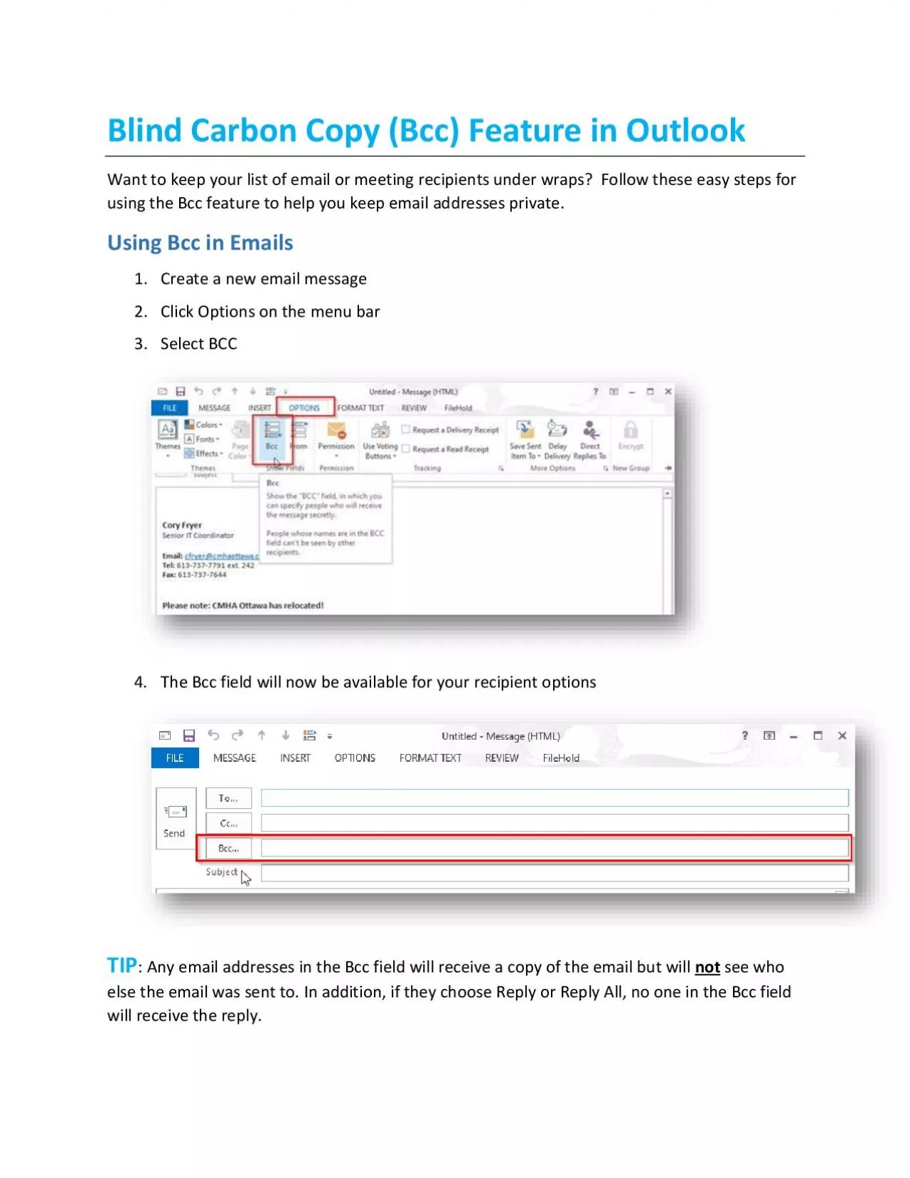 PDF-Blind Carbon Copy Bcc Feature in Outlook