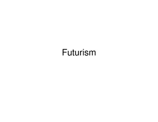 Some of the Futurist Manifestos!