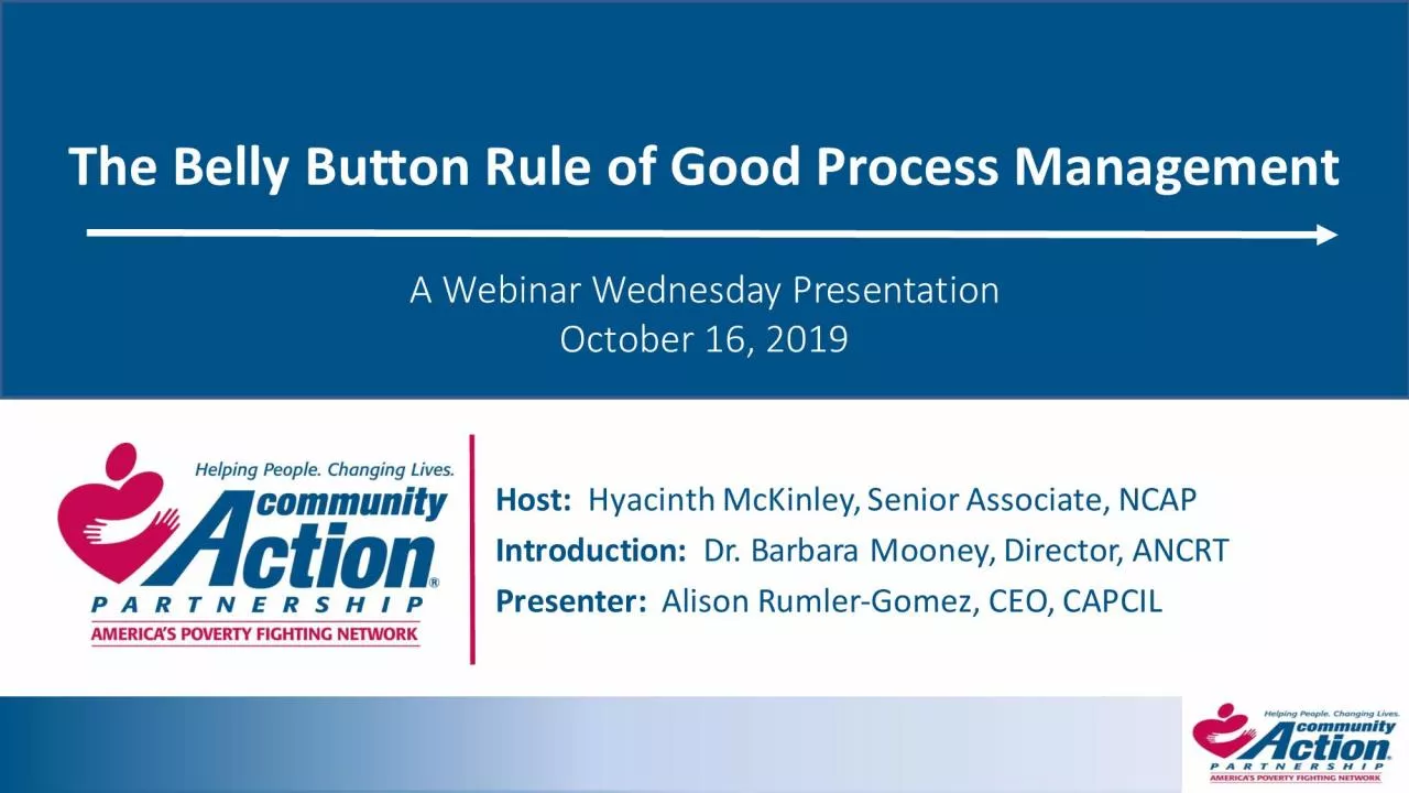 The Belly Button Rule of Good Process Management