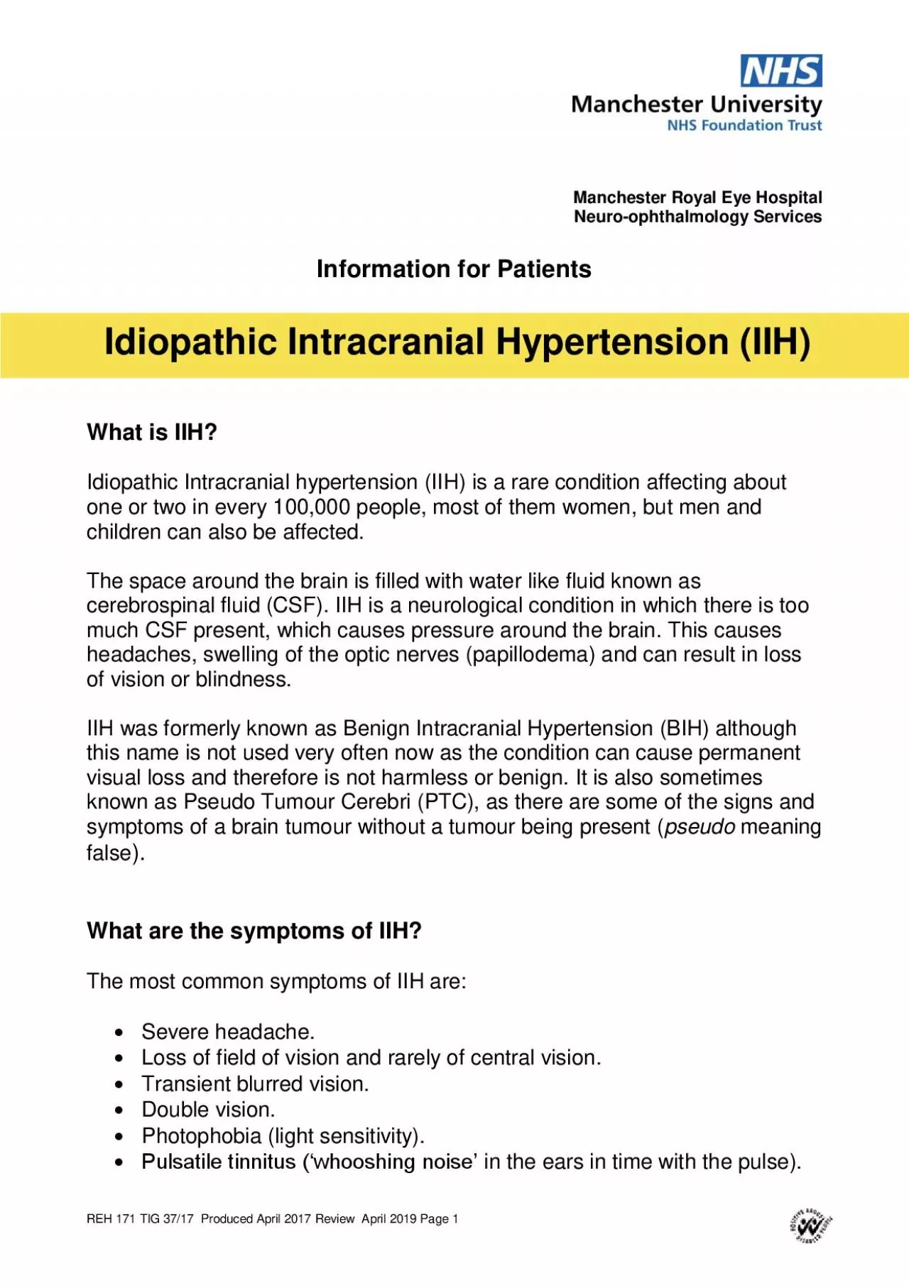 PDF-Manchester Royal Eye Hospital