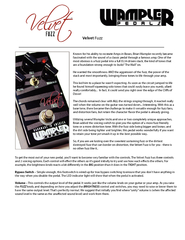 Known for his ability to recreate Amps in Boxes, Brian Wampler recentl
