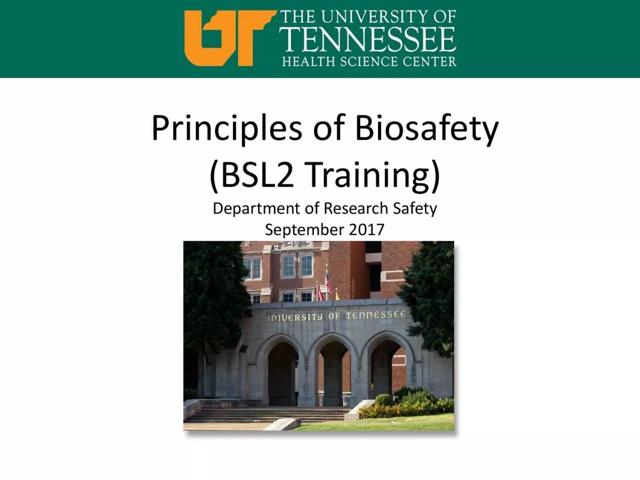 PDF-Principles of Biosafety BSL2 TrainingDepartment of Research SafetySe