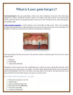 What is Laser gum Surgery?