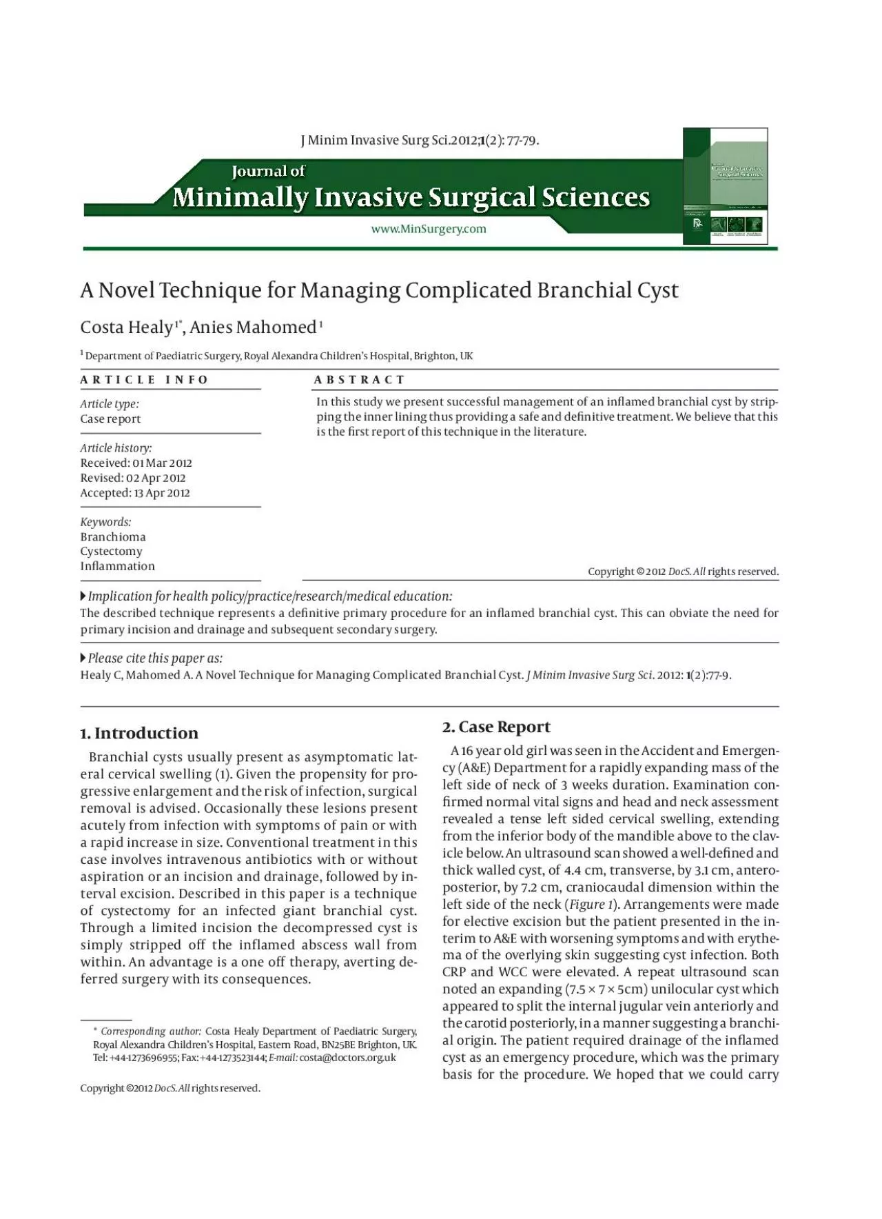 PDF-J Minim Invasive Surg Sci2012