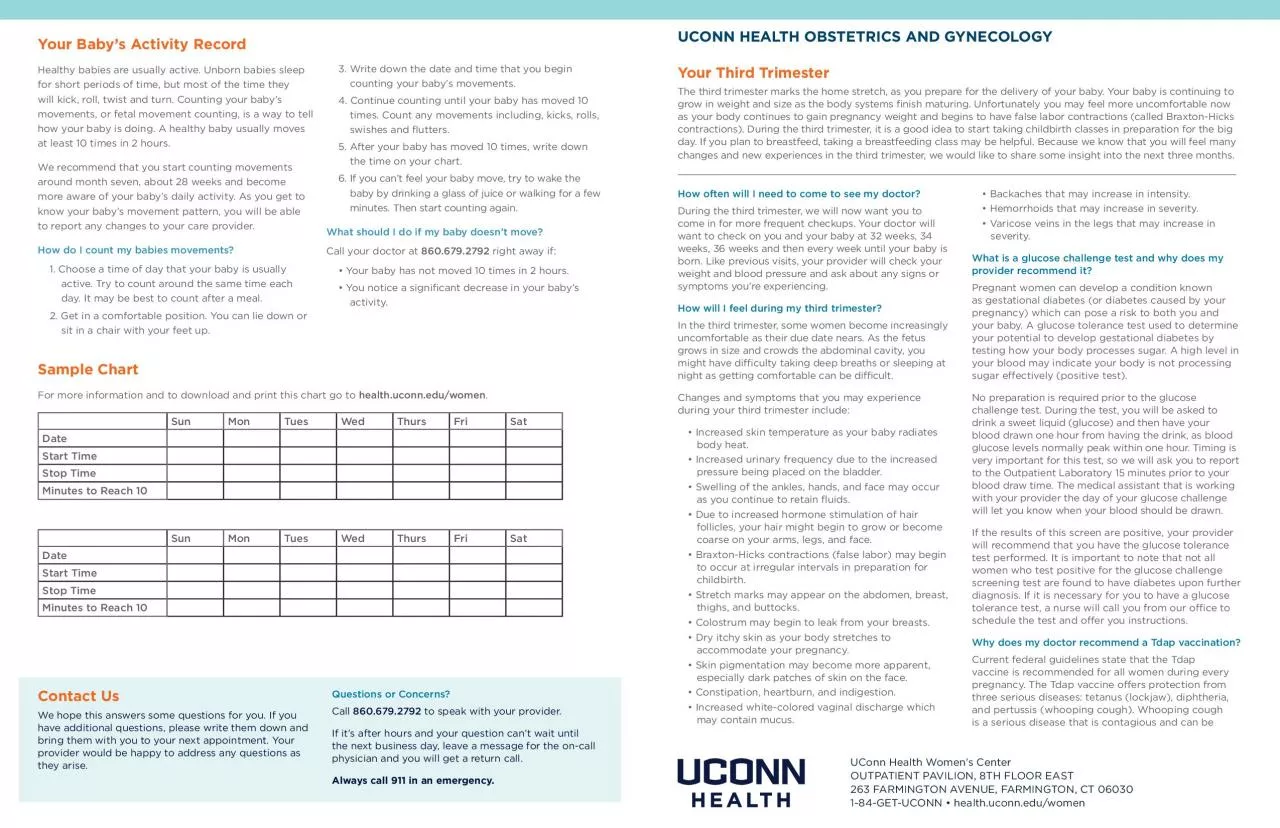 PDF-UConn Health Women146s Center