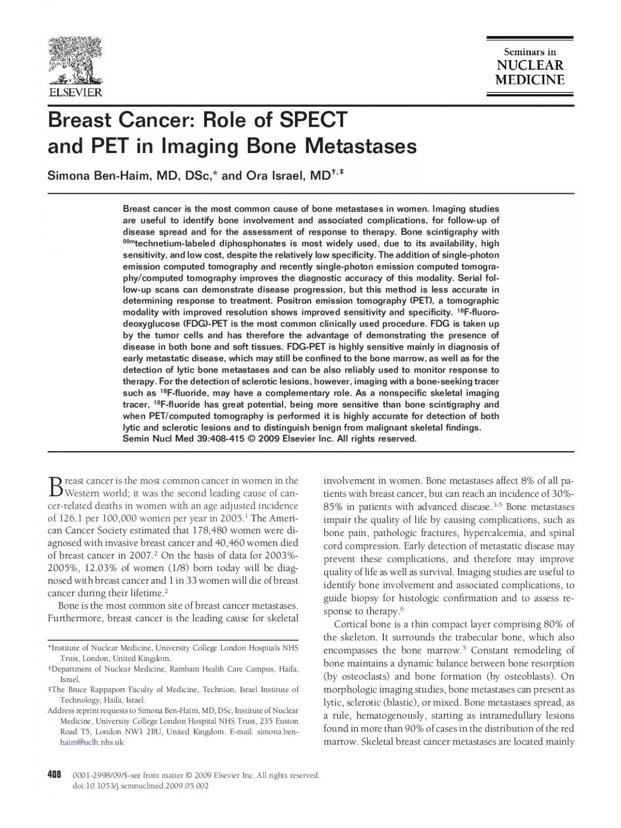 PDF-BreastCancerRoleofSPECTandPETinImagingBoneMetastasesSimonaBenHaimMD