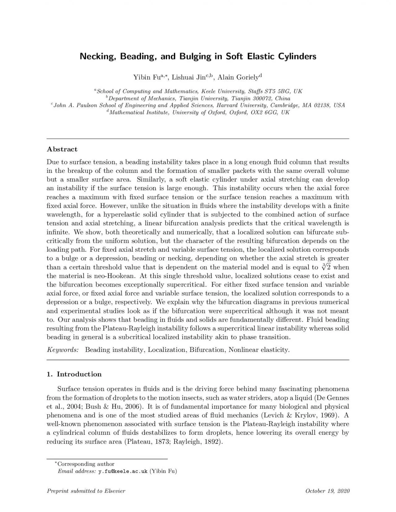 PDF-Figure1Exampleofelastocapillarybeadingbulgingpearlingandperistalti