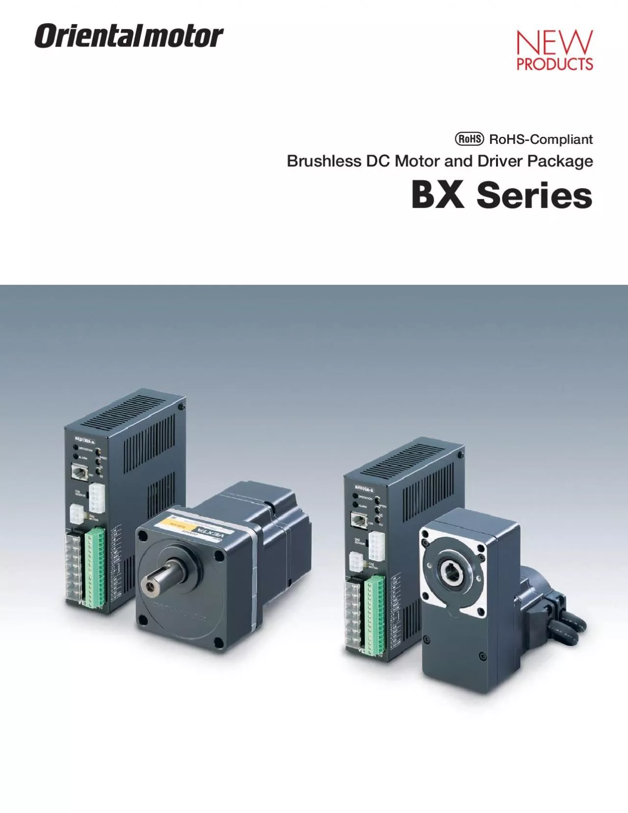 BX Series brushless DC motor and driver packages offer high performanc