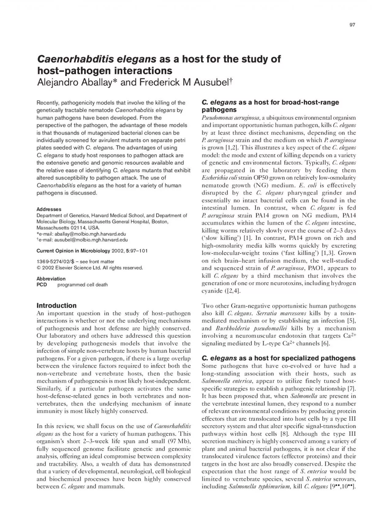 PDF-Recently pathogenicity models that involve the killing of thegenetica