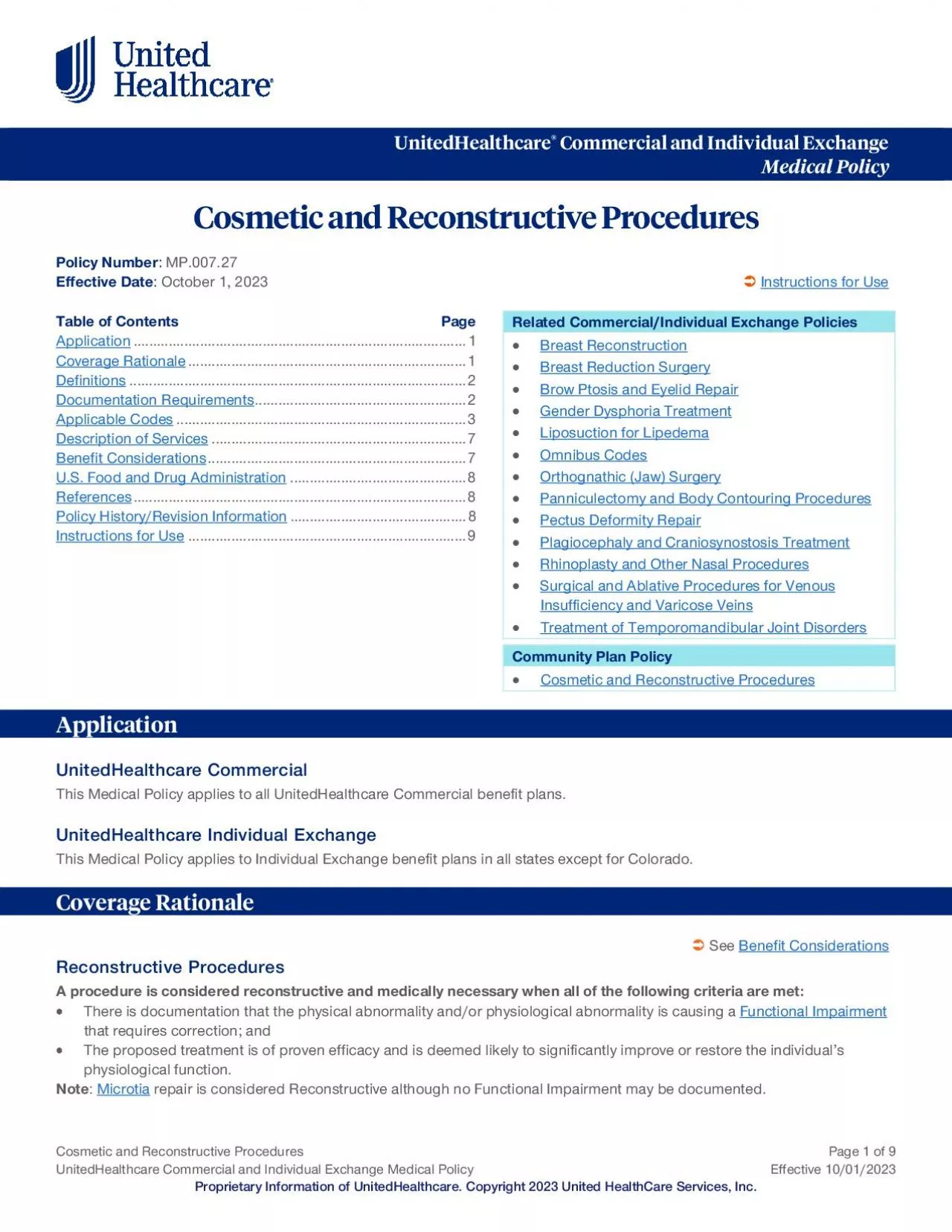 PDF-Cosmetic and Reconstructive Procedures