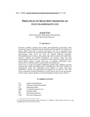 Zaia, J. (2005). Journal of Biomacromolecular Mass Spectrometry