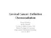 Cervical Cancer Definitive