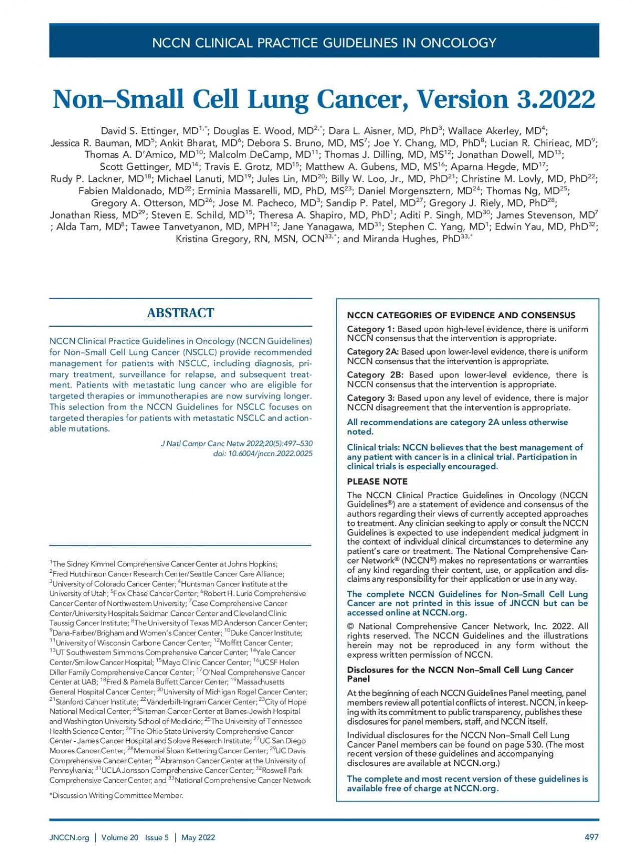 PDF-NonSmallCellLungCancerVersion32022DavidSEttingerMDDouglasEWoodM