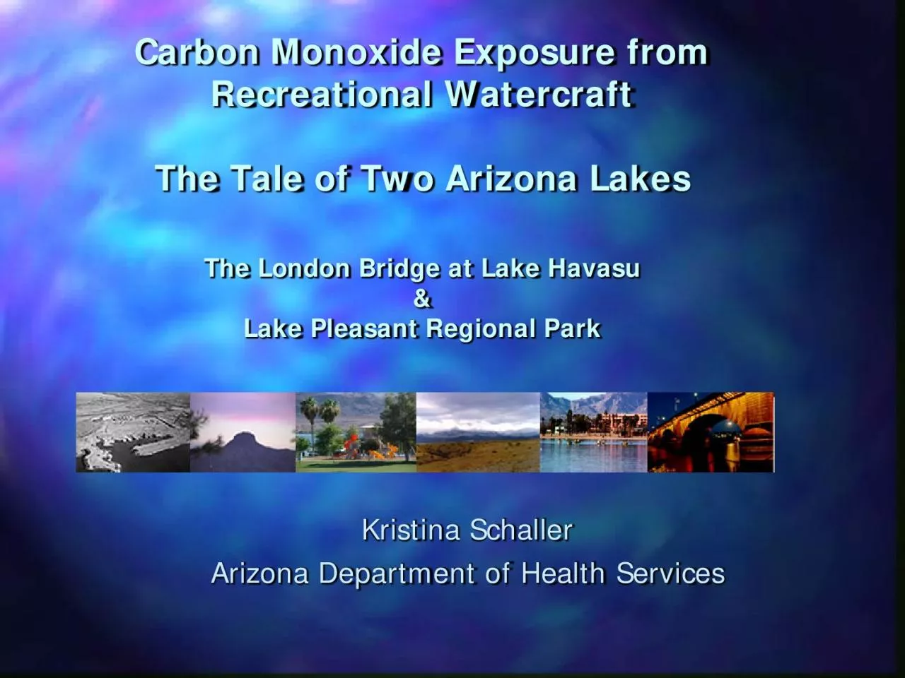 Carbon Monoxide Exposure from Recreational WatercraftThe Tale of Two A