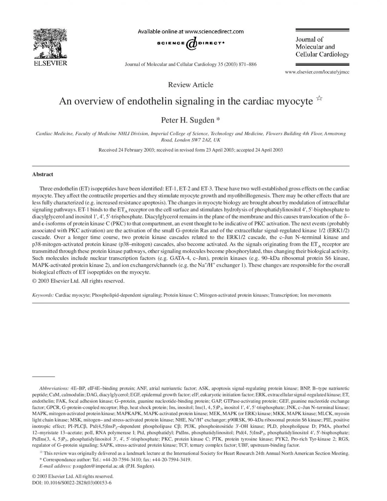 PDF-ReviewArticleAnoverviewofendothelinsignalinginthecardiacmyocytePeterH