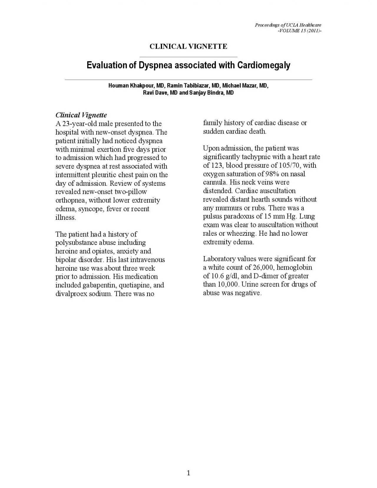 PDF-intravenous heroine use was about three week prior to admission His m