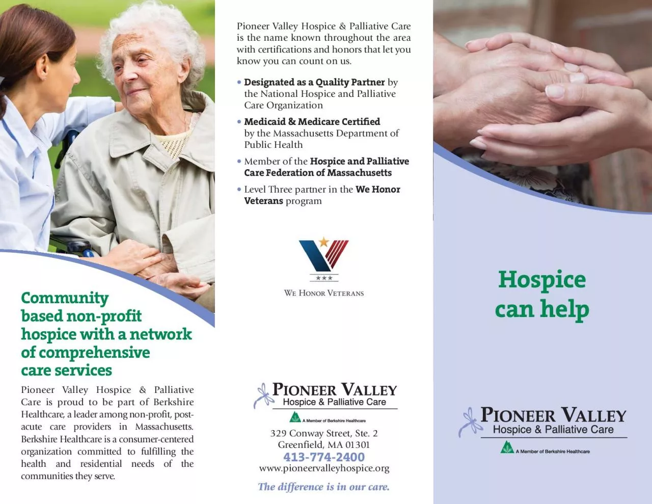 can helpCommunity based nonprofit hospice with a networkof comprehens