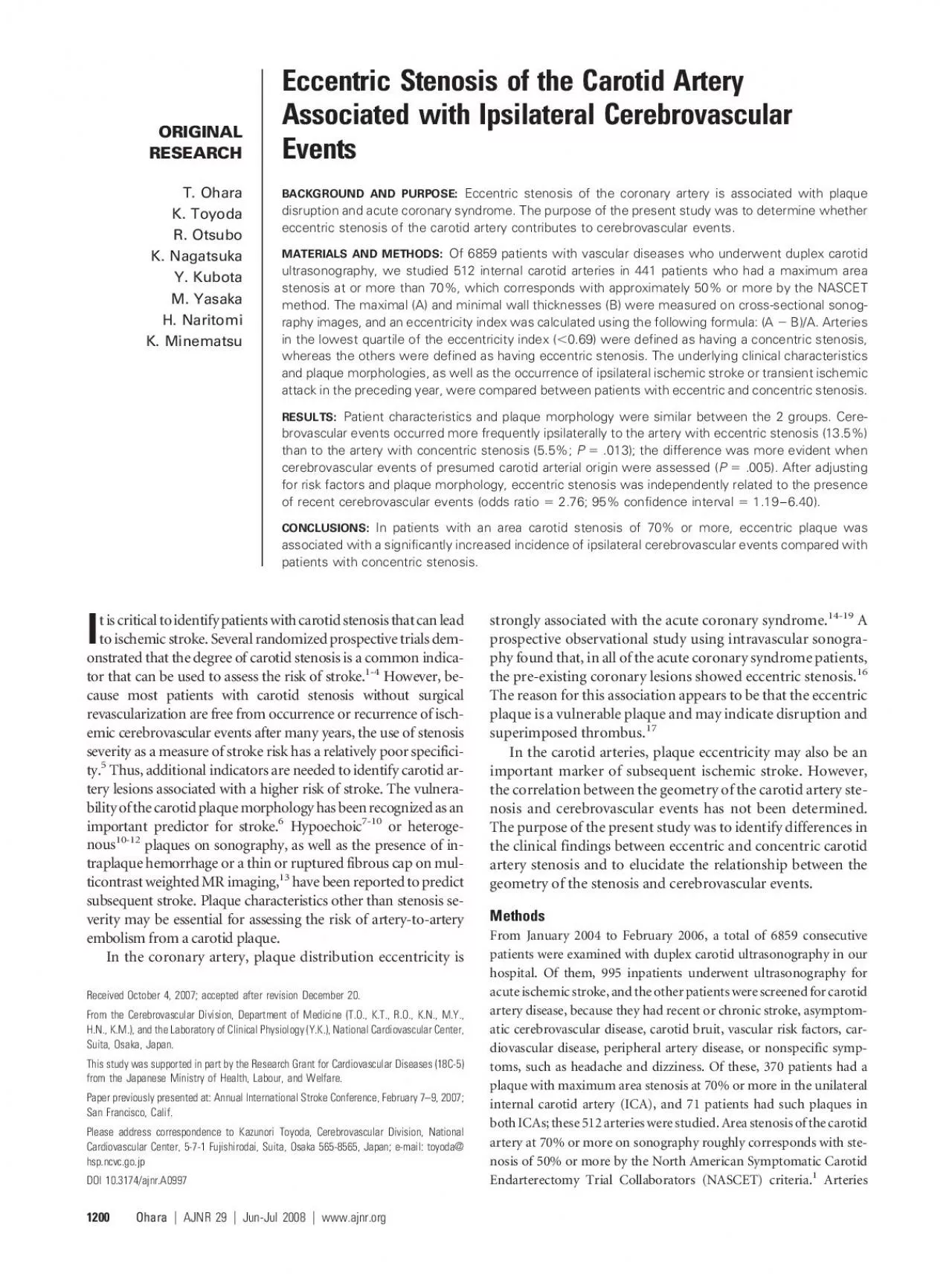 PDF-EccentricStenosisoftheCarotidArteryAssociatedwithIpsilateralCerebrovas